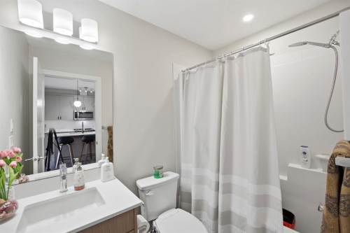 213-400 Auburn Meadows Common Se, Calgary, AB - Indoor Photo Showing Bathroom