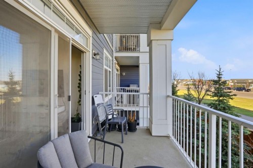 213-400 Auburn Meadows Common Se, Calgary, AB - Outdoor With Balcony With Exterior