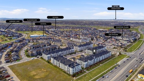 213-400 Auburn Meadows Common Se, Calgary, AB - Outdoor With View