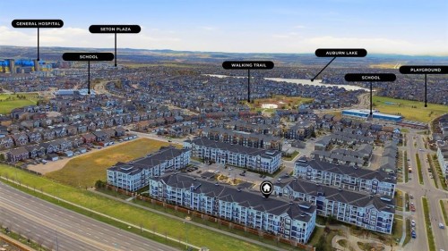213-400 Auburn Meadows Common Se, Calgary, AB - Outdoor With View