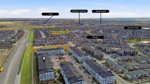213-400 Auburn Meadows Common Se, Calgary, AB - Outdoor With View