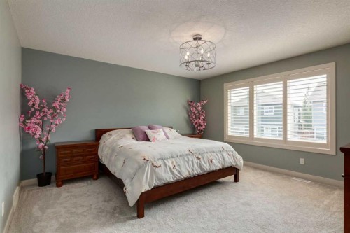 439 Canals Boulevard Sw, Airdrie, AB - Indoor Photo Showing Bedroom
