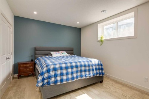 439 Canals Boulevard Sw, Airdrie, AB - Indoor Photo Showing Bedroom