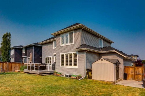 439 Canals Boulevard Sw, Airdrie, AB - Outdoor With Deck Patio Veranda