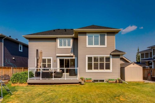 439 Canals Boulevard Sw, Airdrie, AB - Outdoor With Deck Patio Veranda