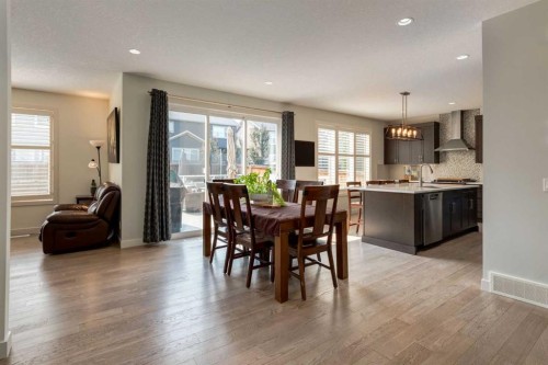 439 Canals Boulevard Sw, Airdrie, AB - Indoor Photo Showing Dining Room