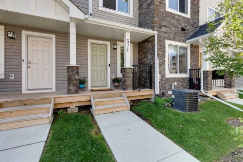571 Canals Crossing Sw, Airdrie, AB - Outdoor With Facade