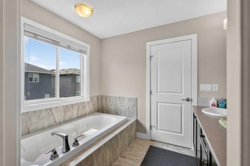 45 Saddlestone Drive Ne, Calgary, AB - Indoor Photo Showing Bathroom