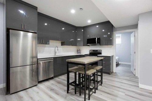 91 Copperhead Grove Se, Calgary, AB - Indoor Photo Showing Kitchen With Upgraded Kitchen