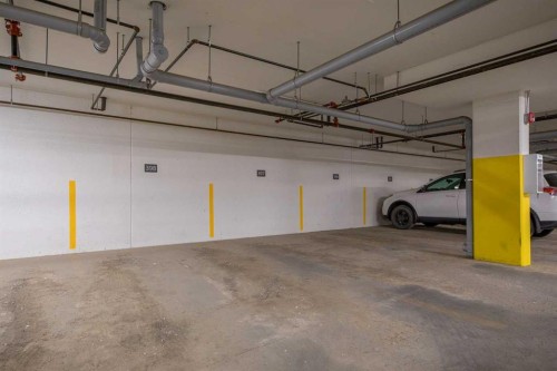 3104-3727 Sage Hill Drive Nw, Calgary, AB - Indoor Photo Showing Garage