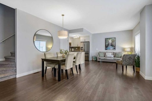 22 West Coach Manor Sw, Calgary, AB - Indoor Photo Showing Dining Room