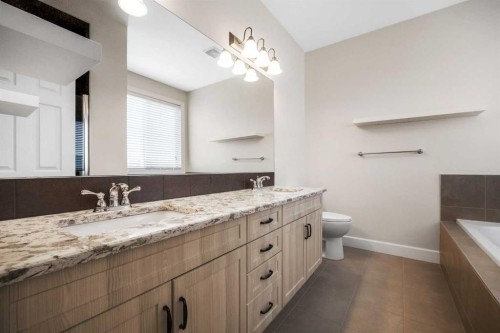 596 Windbrook Heights, Airdrie, AB - Indoor Photo Showing Bathroom