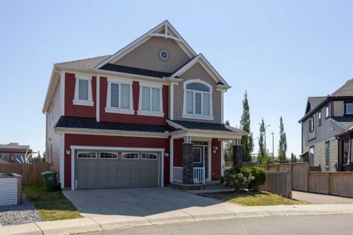 596 Windbrook Heights, Airdrie, AB - Outdoor With Facade
