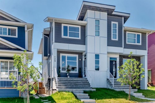 129 Calhoun Common Ne, Calgary, AB - Outdoor With Facade