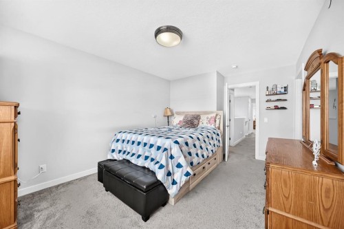 129 Calhoun Common Ne, Calgary, AB - Indoor Photo Showing Bedroom