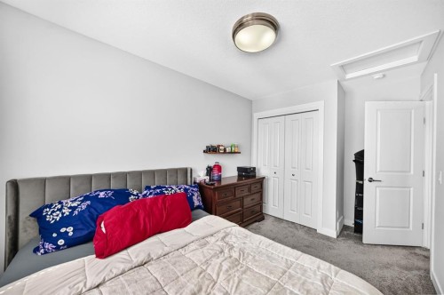 129 Calhoun Common Ne, Calgary, AB - Indoor Photo Showing Bedroom