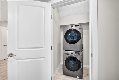 129 Calhoun Common Ne, Calgary, AB - Indoor Photo Showing Laundry Room