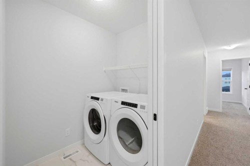 156 Seton Villas Se, Calgary, AB - Indoor Photo Showing Laundry Room