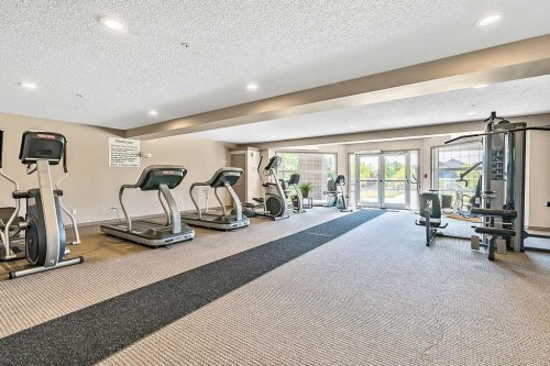 137-1 Crystal Green Lane, Okotoks, AB - Indoor Photo Showing Gym Room