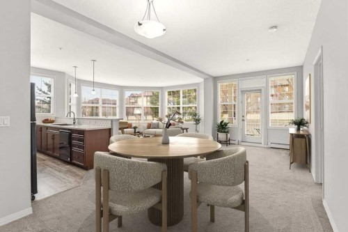 137-1 Crystal Green Lane, Okotoks, AB - Indoor Photo Showing Dining Room