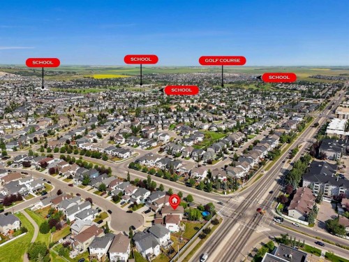 134 Channelside Cove Sw, Airdrie, AB - Outdoor With View