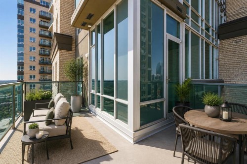 1505-1410 1 Street Se, Calgary, AB - Outdoor With Balcony With Exterior