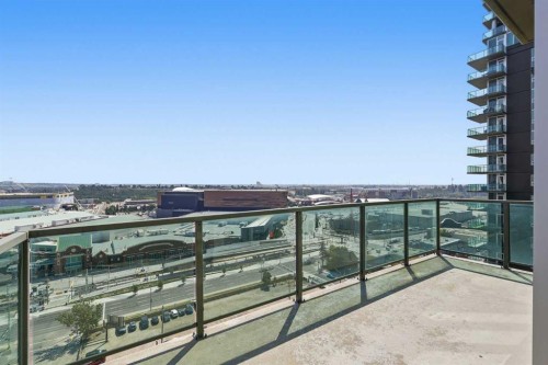 1505-1410 1 Street Se, Calgary, AB - Outdoor With Balcony With View