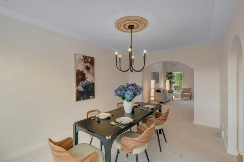 78 Scimitar View Nw, Calgary, AB - Indoor Photo Showing Dining Room