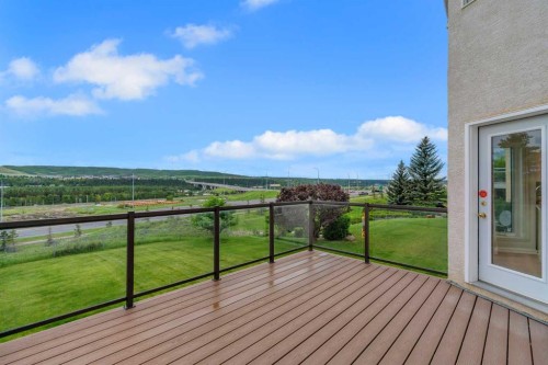 78 Scimitar View Nw, Calgary, AB - Outdoor With Deck Patio Veranda With View