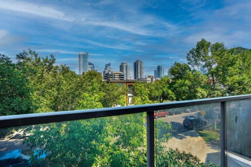 302-1225 15 Avenue Sw, Calgary, AB - Outdoor With Balcony With View