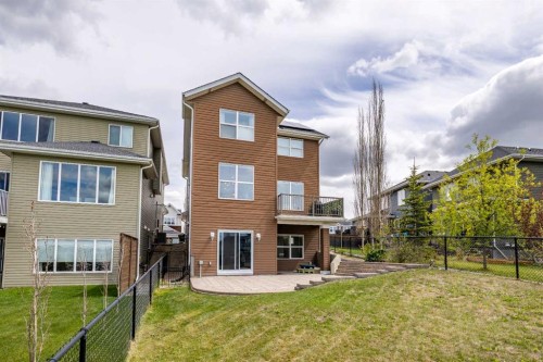 128 Sunset Park, Cochrane, AB - Outdoor With Deck Patio Veranda