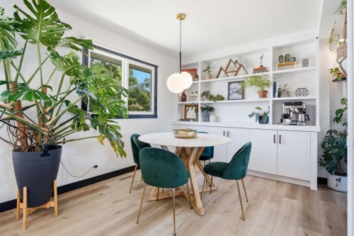 180 Huntford Road Ne, Calgary, AB - Indoor Photo Showing Dining Room