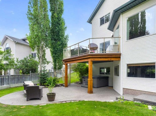 126 West Terrace Point, Cochrane, AB - Outdoor With Deck Patio Veranda With Exterior