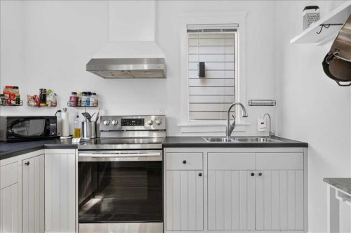 530 19 Avenue Sw, Calgary, AB - Indoor Photo Showing Kitchen With Double Sink
