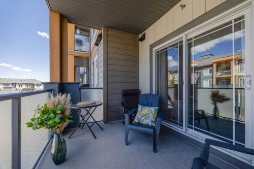 315-100 Auburn Meadows Manor Se, Calgary, AB - Outdoor With Balcony With Exterior