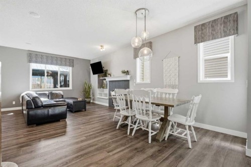 379 Cimarron Boulevard, Okotoks, AB - Indoor Photo Showing Dining Room