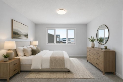 131 Royston Way Nw, Calgary, AB - Indoor Photo Showing Bedroom