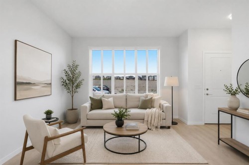 131 Royston Way Nw, Calgary, AB - Indoor Photo Showing Living Room