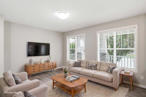 1449 Carrington Boulevard Nw, Calgary, AB - Indoor Photo Showing Living Room