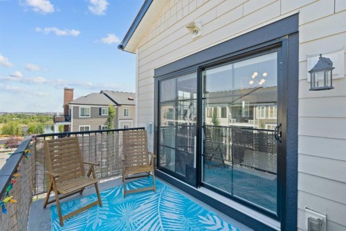 3417-215 Legacy Boulevard Se, Calgary, AB - Outdoor With Balcony With Exterior