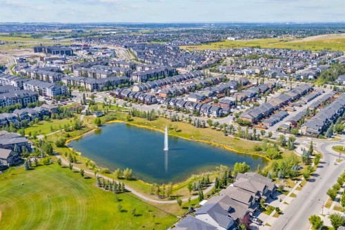3417-215 Legacy Boulevard Se, Calgary, AB - Outdoor With Body Of Water With View