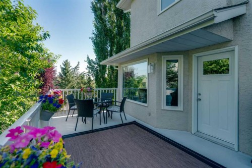 112 Hidden Vale Place Nw, Calgary, AB - Outdoor With Deck Patio Veranda With Exterior
