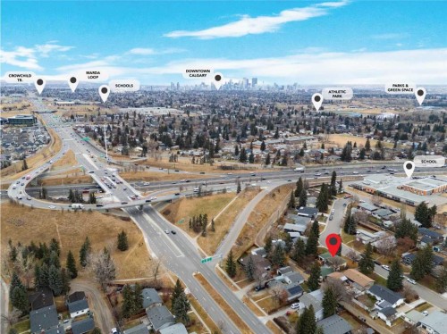 6407 Lombardy Crescent Sw, Calgary, AB - Outdoor With View