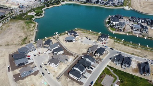 501 Marina Grove Se, Calgary, AB - Outdoor With Body Of Water With View