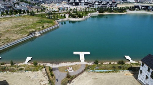 501 Marina Grove Se, Calgary, AB - Outdoor With Body Of Water With View