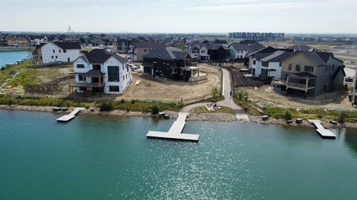 501 Marina Grove Se, Calgary, AB - Outdoor With Body Of Water With View