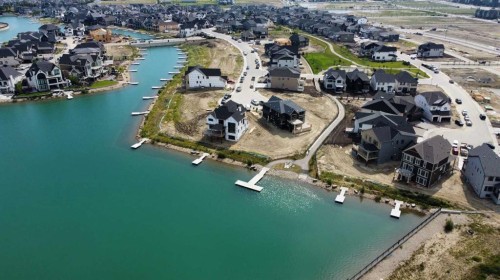 501 Marina Grove Se, Calgary, AB - Outdoor With Body Of Water With View