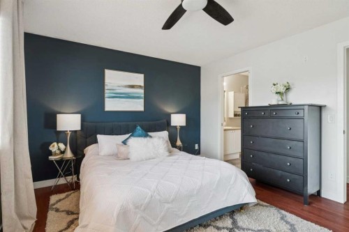 336 Mt Aberdeen Close Se, Calgary, AB - Indoor Photo Showing Bedroom