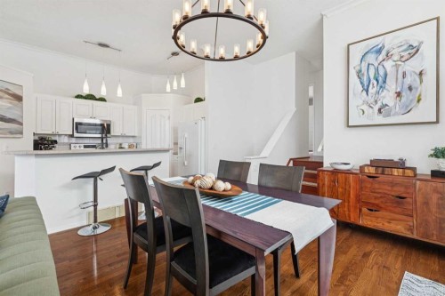 336 Mt Aberdeen Close Se, Calgary, AB - Indoor Photo Showing Dining Room