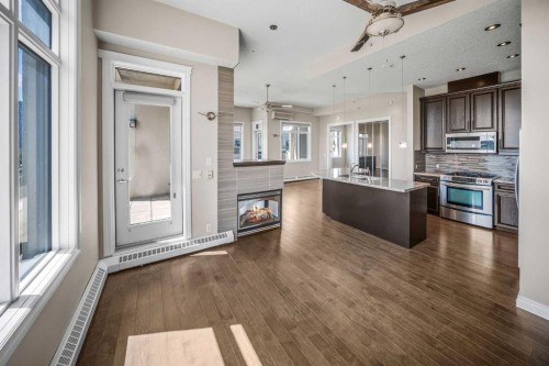 619-950 Centre Avenue Ne, Calgary, AB - Indoor Photo Showing Kitchen With Upgraded Kitchen